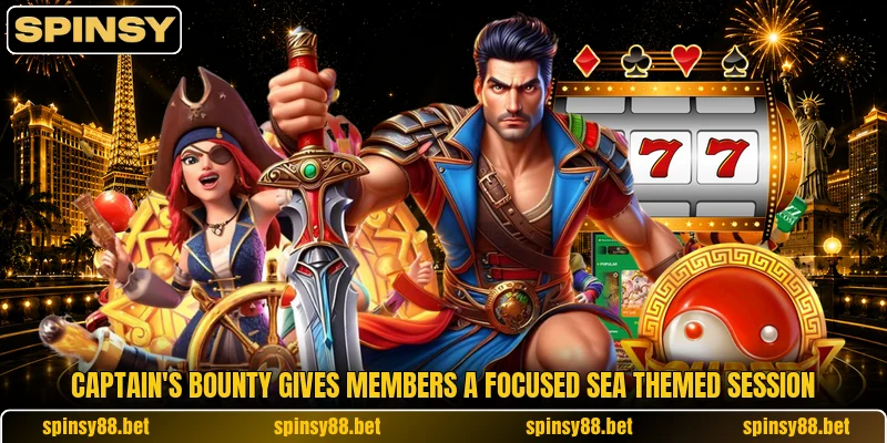 Captain's Bounty gives members a focused sea themed session Captain's Bounty gives members a focused sea themed session