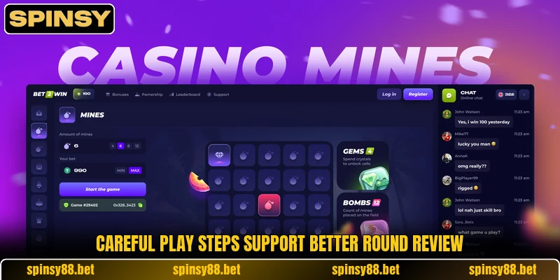 Careful play steps support better round review Careful play steps support better round review