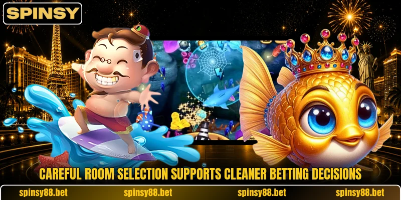 Careful room selection supports cleaner betting decisions Careful room selection supports cleaner betting decisions