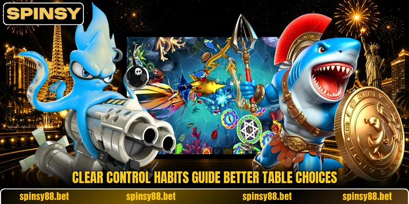 Clear control habits guide better table choices Clear control habits guide better table choices