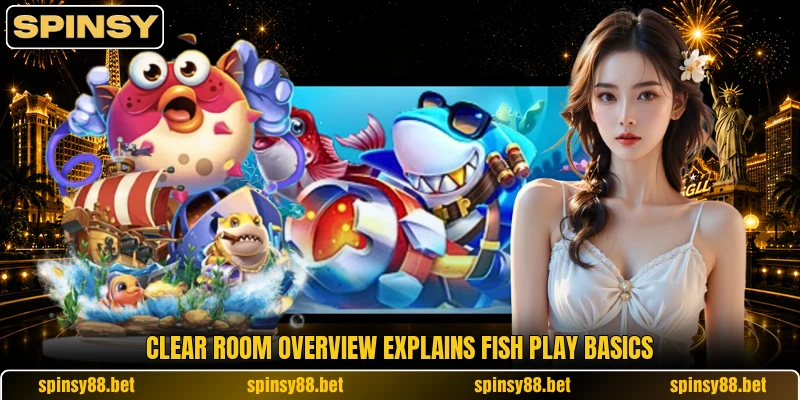 Clear room overview explains Fish play basics Clear room overview explains Fish play basics