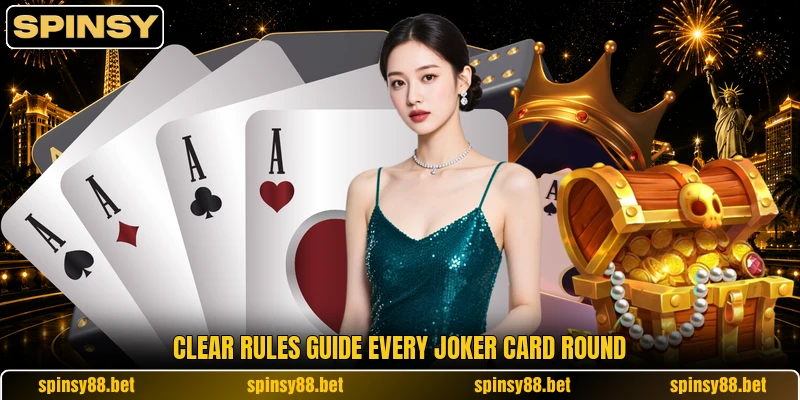 Clear rules guide every joker card round Clear rules guide every joker card round