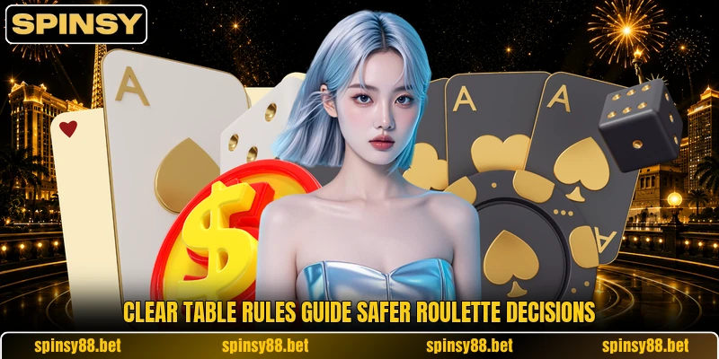 Clear table rules guide safer roulette decisions Clear table rules guide safer roulette decisions