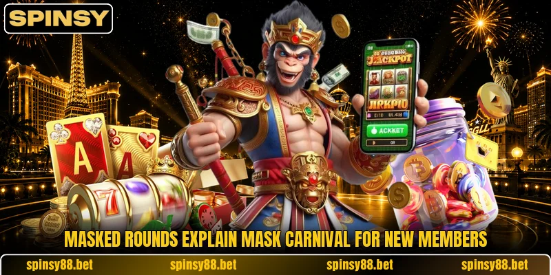 Masked rounds explain Mask Carnival for new members Masked rounds explain Mask Carnival for new members