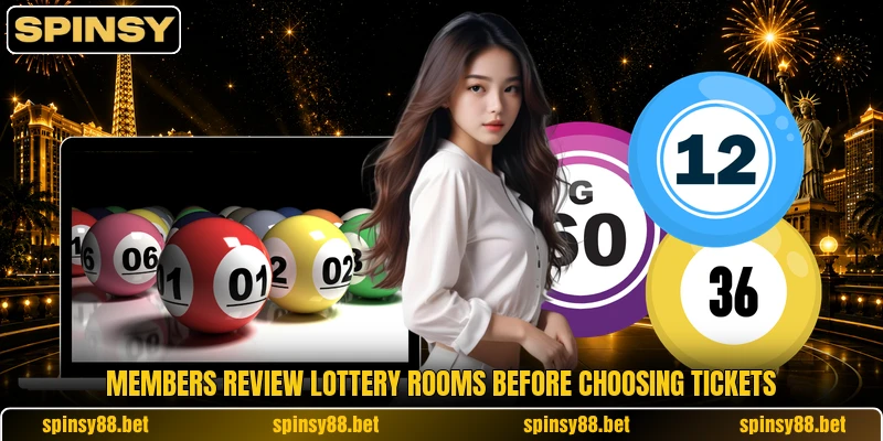 Members review Lottery rooms before choosing tickets Members review Lottery rooms before choosing tickets