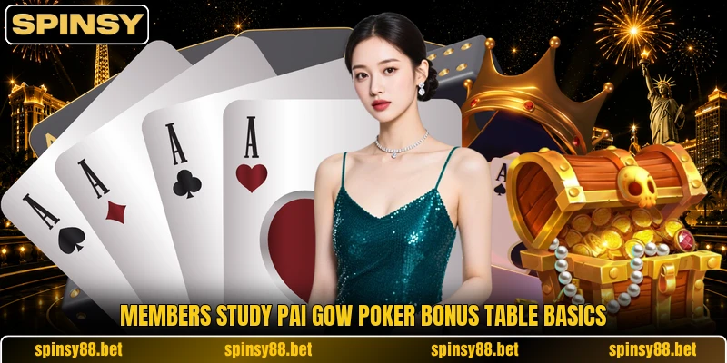 Members study pai gow poker bonus table basics Members study pai gow poker bonus table basics
