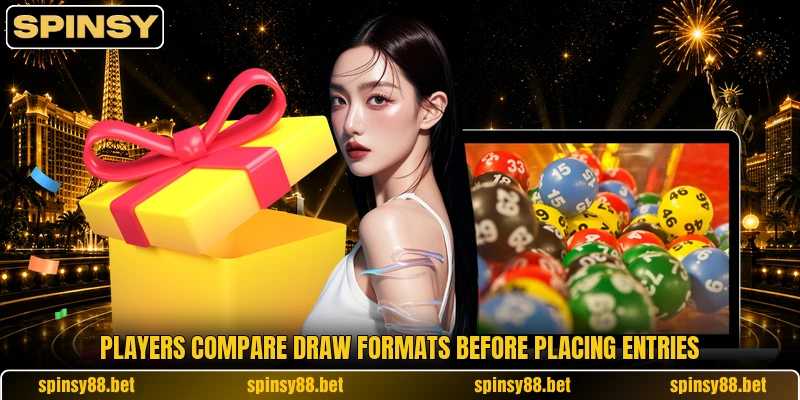 Players compare draw formats before placing entries Players compare draw formats before placing entries