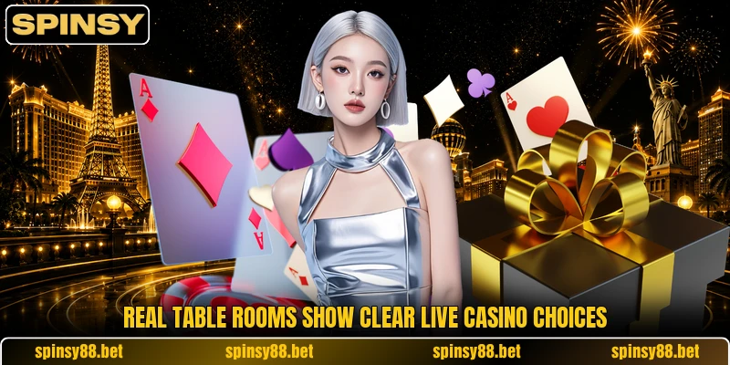 Real table rooms show clear live casino choices Real table rooms show clear live casino choices