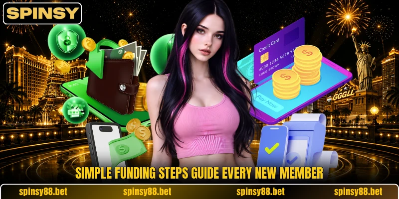 Simple funding steps guide every new member Simple funding steps guide every new member