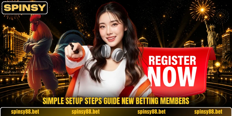 Simple setup steps guide new betting members Simple setup steps guide new betting members